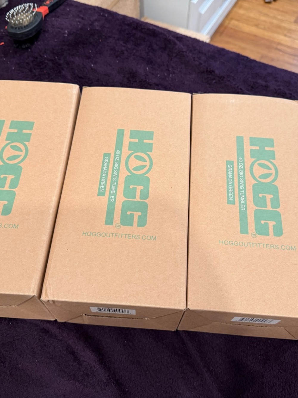 Hogg Outfitters 40 oz Tumbler Boxed - Green Logo